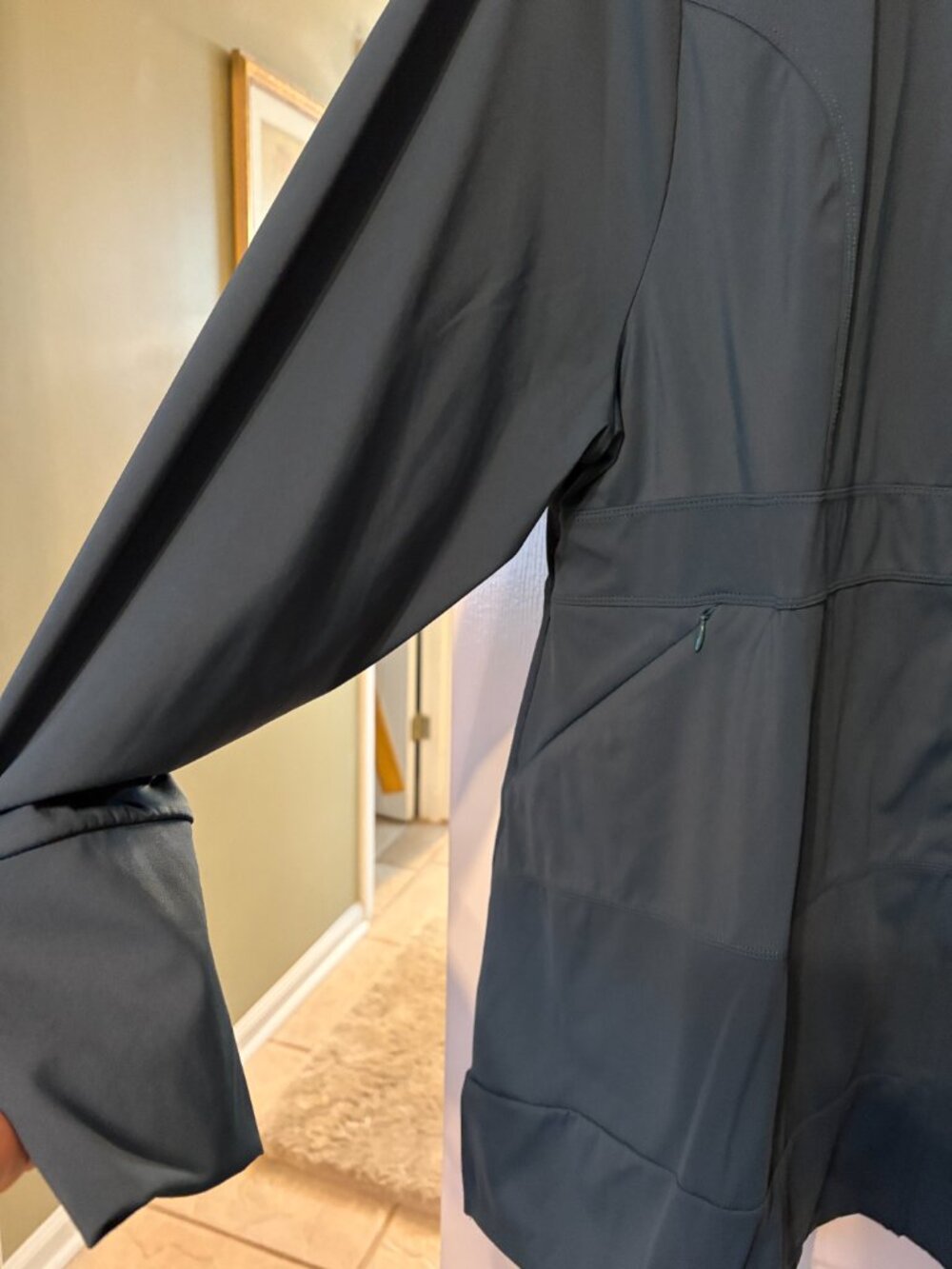 AnyAge Wear Madison Long Jacket, Size 3XL, in Sea Blend Blue - Picture 5 of 15